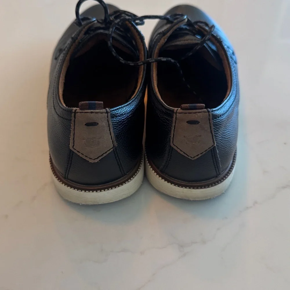 Florsheim Black Leather Lace-Up Shoes